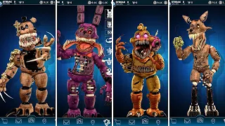 FNAF AR Twisted Animatronics Jumpscare & Workshop Animations