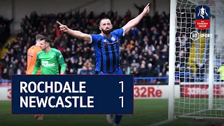 Rochdale v Newcastle (1-1) FA Cup Highlights