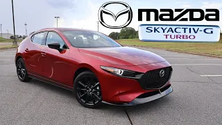 2024 Mazda 3 Hatchback 2.5 Turbo Premium Plus: POV Start Up Walkaround, Test Drive and Review