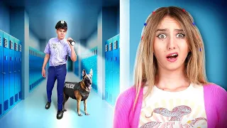 Sobreviver a Uma Noite Misteriosa na Escola! Você Criança vs Você Adolescente