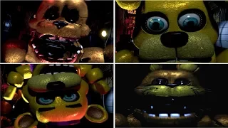 FredBear's Fright NEW FNAF JUMPSCARES !!! 2017 !!!