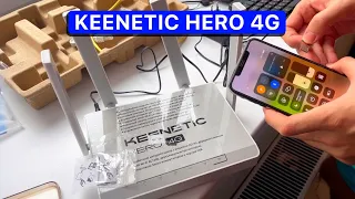 Купил Keenetic Hero 4G на Авито. Распаковка, настройка, проверка, первое впечатление.