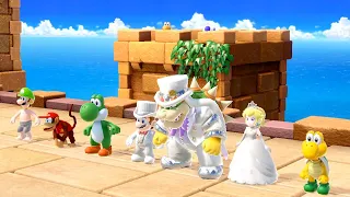 Super Mario Party MiniGames - Mario Vs Luigi Vs Bowser Vs Donkey Kong (Master Cpu)