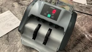 Kolibri Money Counter Machine - 1,500 bills per min, advanced counterfeit detection, set up in minut