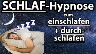 SCHLAF-Hypnose zum EINSCHLAFEN und DURCHSCHLAFEN (stark, ruhiger Schlaf bei Schlafproblemen) Nr.3