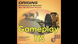 Origins: How we became humans - gameplay (3 players), TTS