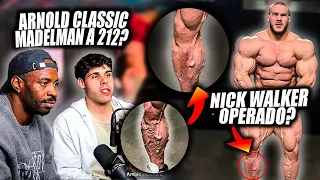 NICK WALKER SE QUITA LAS VENAS DE LAS PIERNAS ? CHARLANDO CON MADELMAN QUE PASO EN EL ARNOLD?