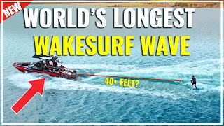 The World's Longest Wakesurf Wave!