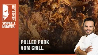 Schnelles Pulled Pork vom Grill Rezept von Steffen Henssler