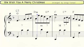 We Wish You A Merry Christmas - Accordion Sheet Music