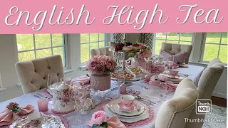 English High Tea Tablescape