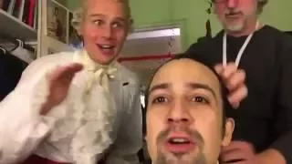 Groffsauce & Lin Manuel Miranda singing "And They're Off" from the musical A New Brain