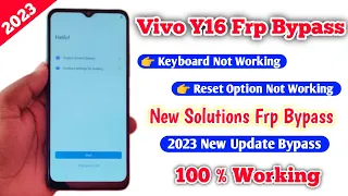 Vivo Y16 frp bypass | New solution 2023 | Vivo v2204 frp | vivo v2214  frp (without pc) ak sarkar