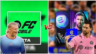 EA SPORT FC 24 Mobile VS eFOOTBALL 2024 mobile Comparison ||Graphics , Animation ,Gameplay & Details