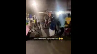 ⚽️Edmond Addo(Fc Sheriff) neighborhood(Chokor)on the Street to Celebrate Win over R'Madrid.