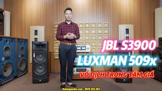 COMBO KHỦNG QUÁ ĂN KHỚP GIỮA LUXMAN VÀ JBL - Amply Luxman L-509X & Loa JBL S3900 giá tốt