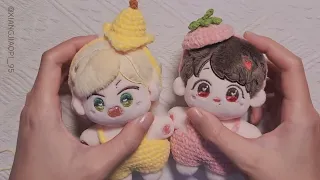 Crochet - Hướng dẫn móc yếm quần cho doll 10cm