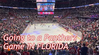 We Went to a Florida Panthers Game IN FLORIDA