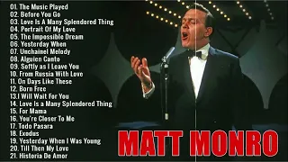 Matt Monro Non Stop Medley Love Songs 80's 90's Playlist   Matt Monro Best Of Full Album