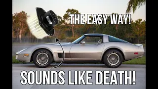 C3 Corvette Blower Motor Replacement: The Easy Way! Removing the dying blower motor of death!