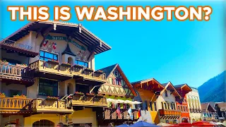 Visiting the Bavarian Village of Leavenworth Washington (Eating food and drinking beer)