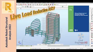 Modeling and Design of RC Buildings in Autodesk Robot | Part 9: Live Load Reduction in ASCE7-16