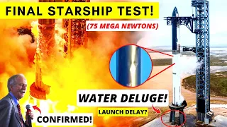SpaceX Official Confirmed Starship 33-Engine Test Date, Water Deluge Plans, JWST Issue, Rocket Lab