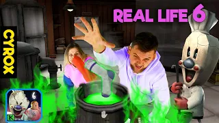 What will happen if we put stinky sock into soup? Ice Scream 6 Real Life