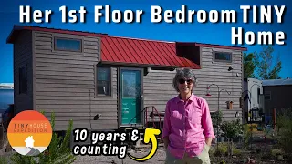 Aging in place in her Tiny House - living the high life affordably!