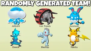 RANDOM POKEMON GENERATOR CHOOSES MY TEAM! Pokemon Showdown