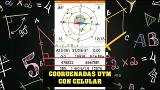 Obtener Coordenadas UTM Desde CELULAR /Aplicación para obtener coordenadas GPS sin usar internet