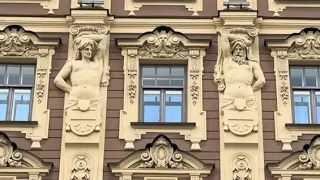 Прогулка по Питеру, Итальянская улица / Walking in St. Petersburg, architecture of buildings.