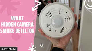 WNAT Hidden Camera Smoke Detector Unboxing, Test | WNAT Spy Camera HD 1080P