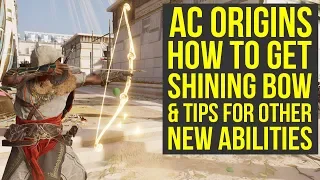 Assassin's Creed Origins SHINING BOW & Tips for other new Skills (AC Origins Curse of the Pharaohs)