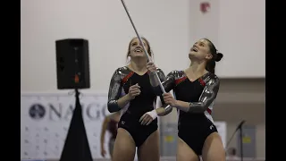 IU club gymnastics naigc nationals video