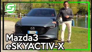 Mazda 3 Skyactiv-X 2021 | Come funziona e QUANTO CONSUMA davvero | Test Drive