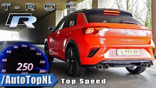 VW T ROC R 300HP 2.0 TSI | ACCELERATION 0-250km/h & AKRAPOVIC Exhaust SOUND by AutoTopNL