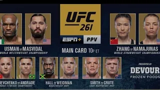 UFC 261results | UFC 261 main event's results (Hindi) |UFC 261 main cards results (title fights)