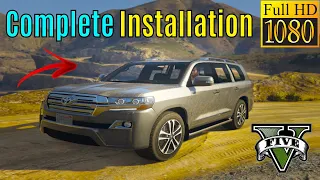 HOW TO get TOYOTA LAND CRUISER VXR CAR MOD IN GTA 5 || ADD ON || STEP BY STEP