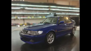 1:18 Diecast Review Unboxing 1999 Saab 9-3 Viggen by DNA Collectibles