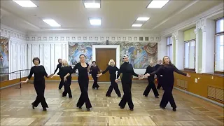 "Там за поворотом"-LINE DANCE, "Золотой возраст", г.Витебск(Беларусь)