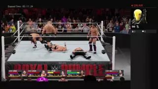 PS4 10 man royal rumble:2k16