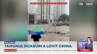 Inundații puternice în nordul Chinei