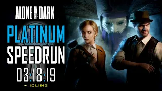 ALONE IN THE DARK - Platinum Speedrun Walkthrough in 03:18:19 - Full Trophy / Achievement Guide