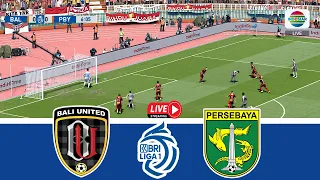 Bali United vs Persebaya Surabaya LIVE | BRI Liga 1 Indonesia 2022/23 | LIVE Hari INI - PES 2021