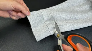 How to Shorten Sweater Sleeves:Professional-Looking Results in Minutes，Life Hacks Easy 2-Step Method