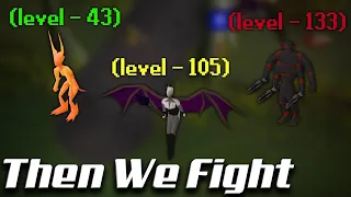 Looting both high and low leveled monsters... THEN WE FIGHT