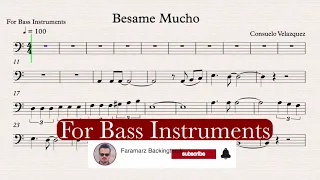 Besame Mucho - Play along for Bass