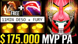 🔥 $175.000 MVP PA Pespective! 11m Deso + Fury Free Buff 23Savage 12K Max Farm T1 vs VP Final Dota 2