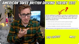 American Takes British Driving Theory Test